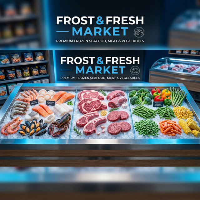 Premium frozen food display at Hadraniel Frozen Food Kaduna